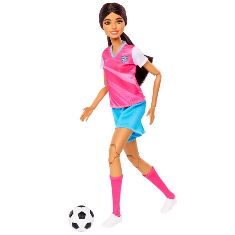 Barbie Soccer Player Doll Playset 8 pc