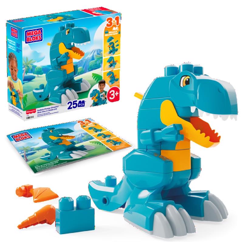 Mega Bloks Chomp Dinosaur Building Set