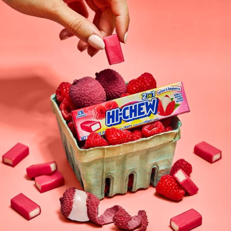 Hi-Chew Lychee and Raspberry Chewy Candy 1.76 oz