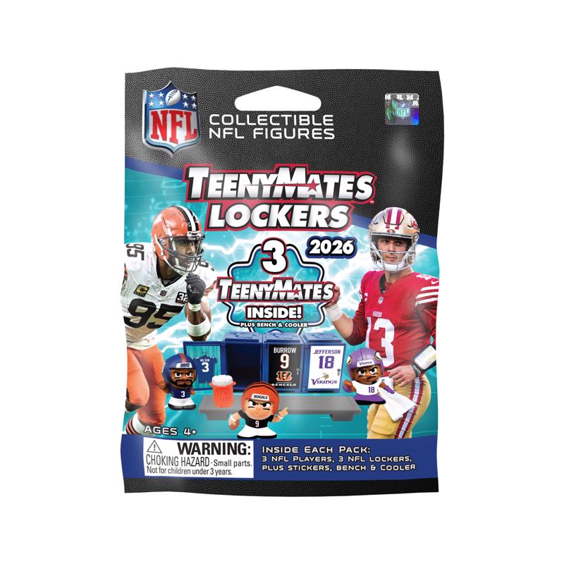 Party Animal Teenymates Football Collectible Figure Multicolor 1 pc