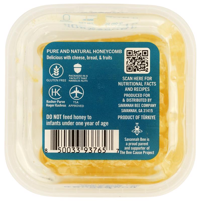 Savannah Bee Company Honey Comb 3.17 oz Canister