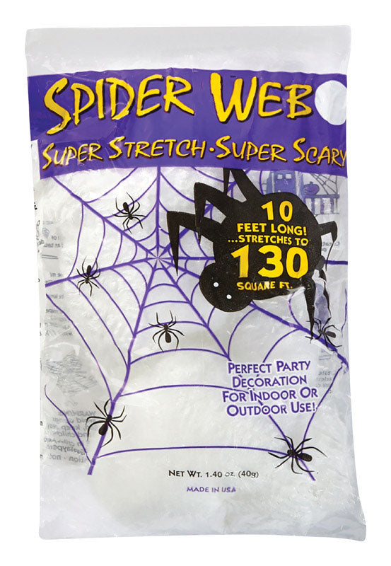 Fun World 18 in. Spider Web Halloween Decor