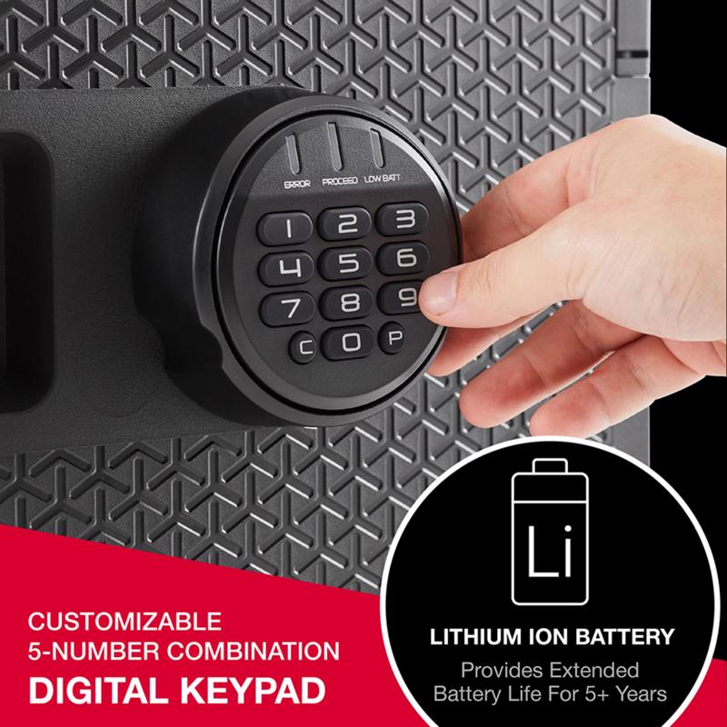 Sentry Safe 0.81 cu ft Digital Lock Black Fireproof Safe