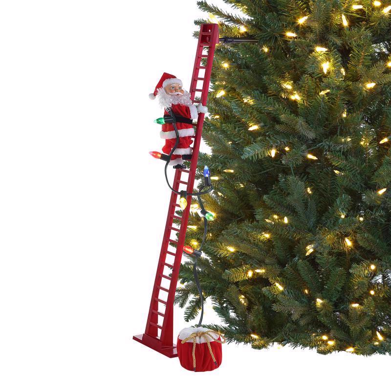 Mr. Christmas LED Super Climbing Santa Animated Decor 40 in.