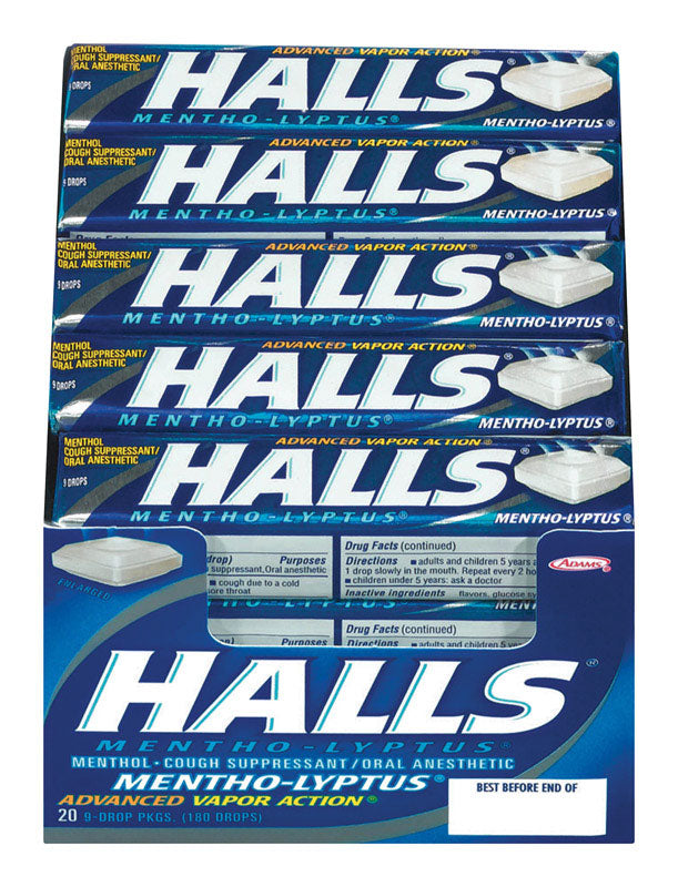 Halls Cold Remedy Lozenges 1 pk