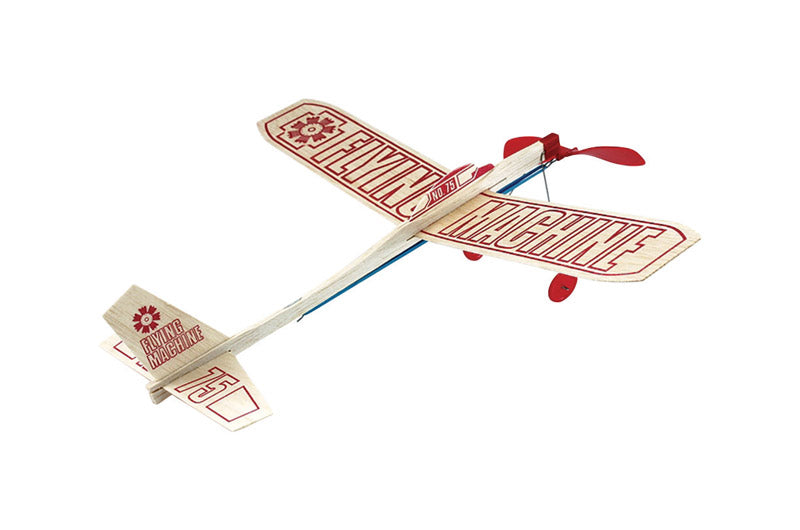 Paul Guillow Fying Machine Glider Plane Balsa Wood Natural 1 pc