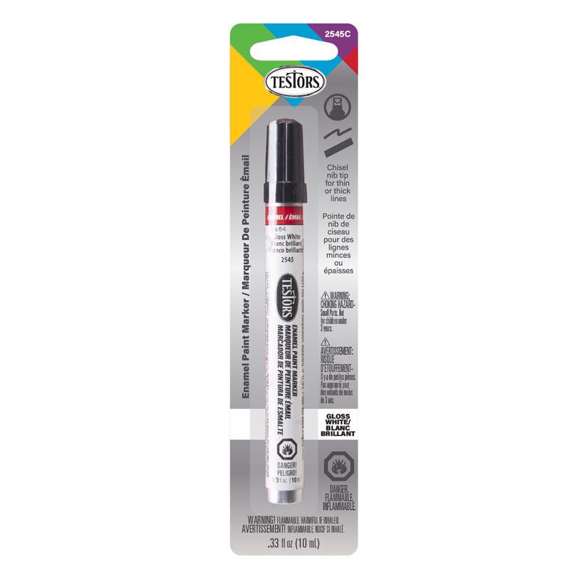 ENML PNT MRKR WHT 1/3OZ