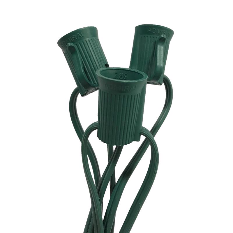 Holiday Bright Lights LED C9 String Socket Light Cord on Reel 1000 ft.