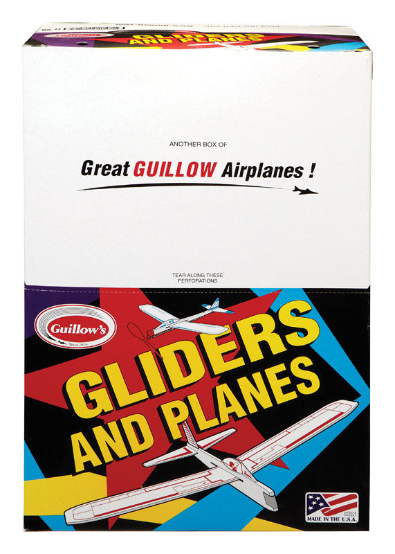 Paul Guillow Gliders and Planes Balsa Wood Multi-Colored 1 pc