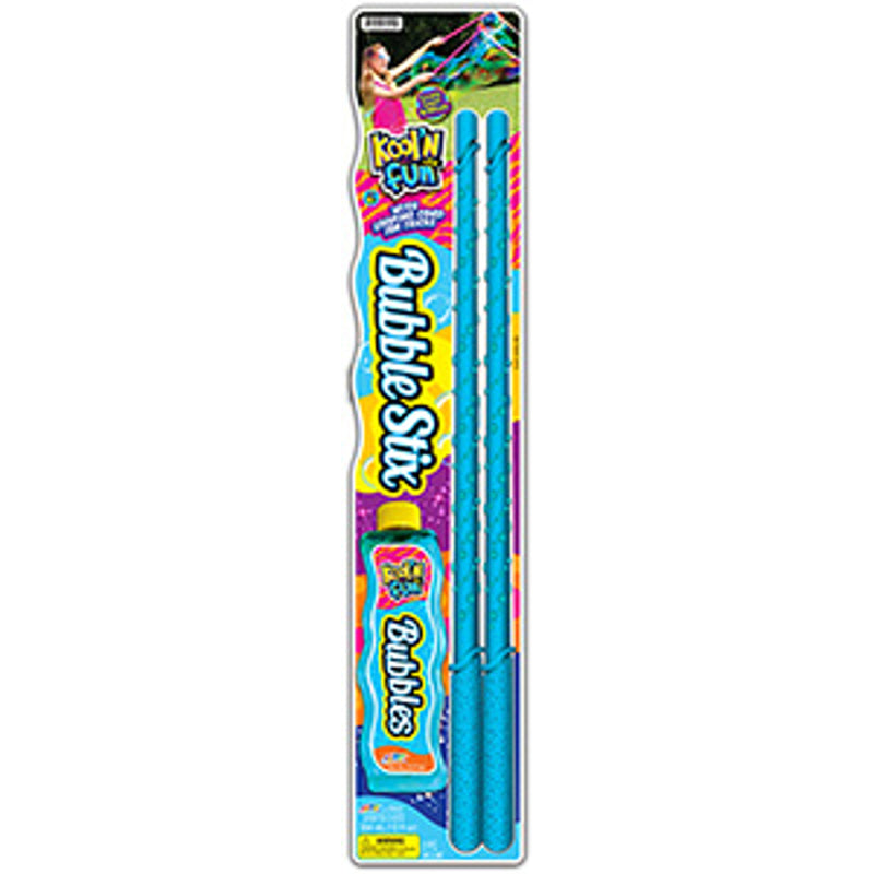 Ja-Ru Kool'N Fun Bubble Set with Wand Plastic Assorted 3 pc