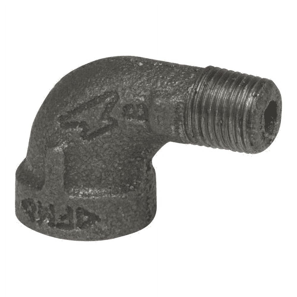 Anvil 1 in. FPT X 1 in. D MPT Black Malleable Iron 90 Degree Street Elbow