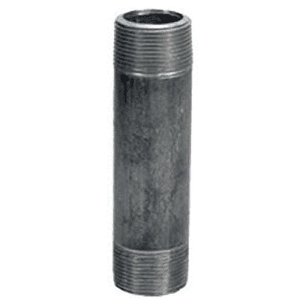 Anvil 2 in. MPT Black Steel 4 in. L Nipple