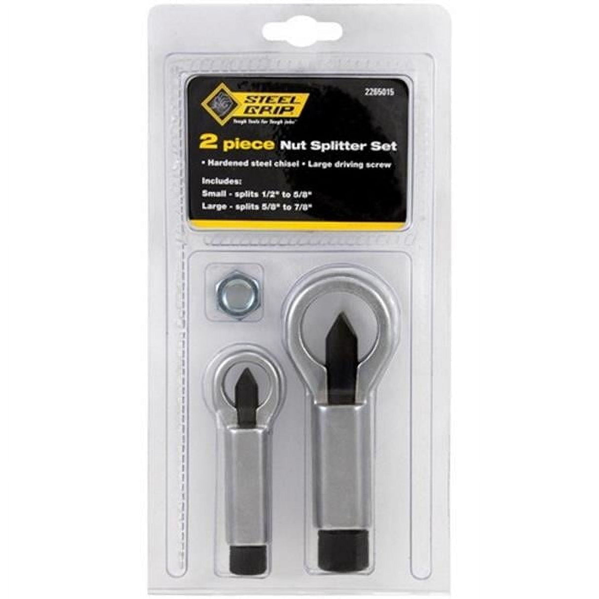 Steel Grip 1/2 in. Steel Nut Splitter Set 4-1/2 in. 2 pc