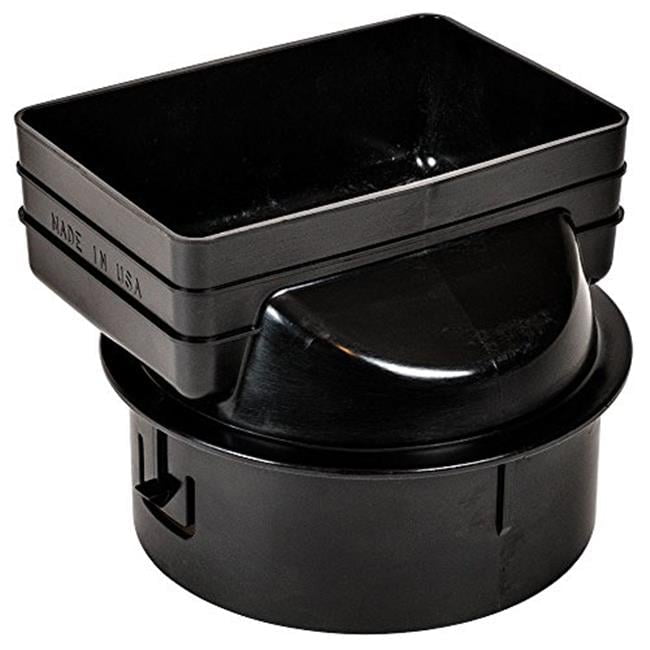 Advance Drainage Systems 6 in. Snap Polyethylene 7 in. Downspout Adapter 1 pk