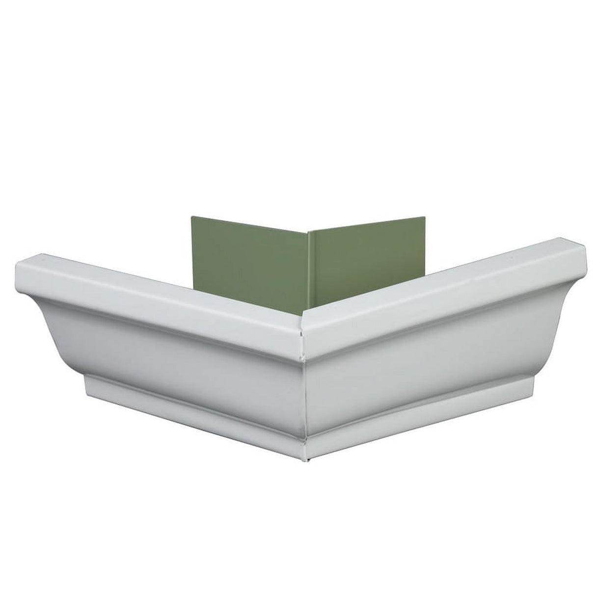 Amerimax 6 in. W X 10 in. L White Aluminum K Outside Corner