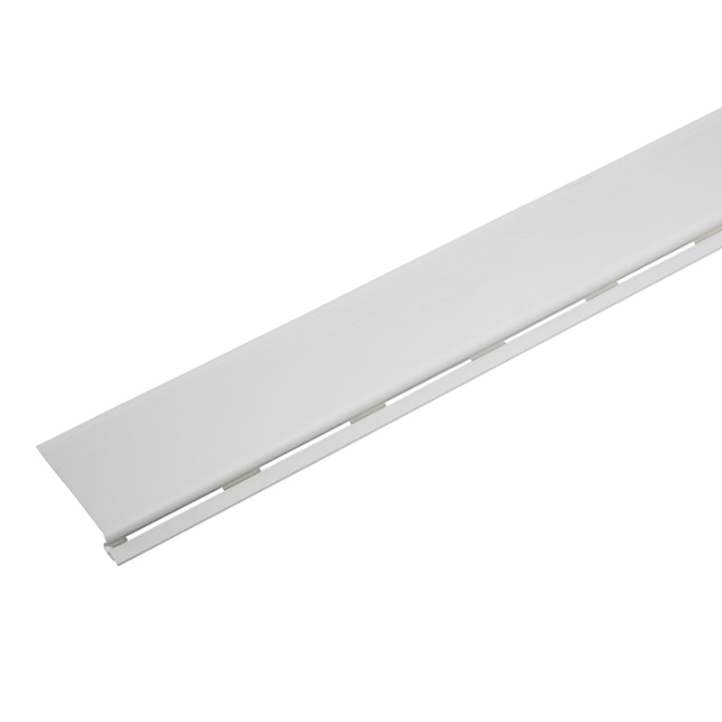Amerimax 7 in. W X 36 in. L White PVC Gutter Cover