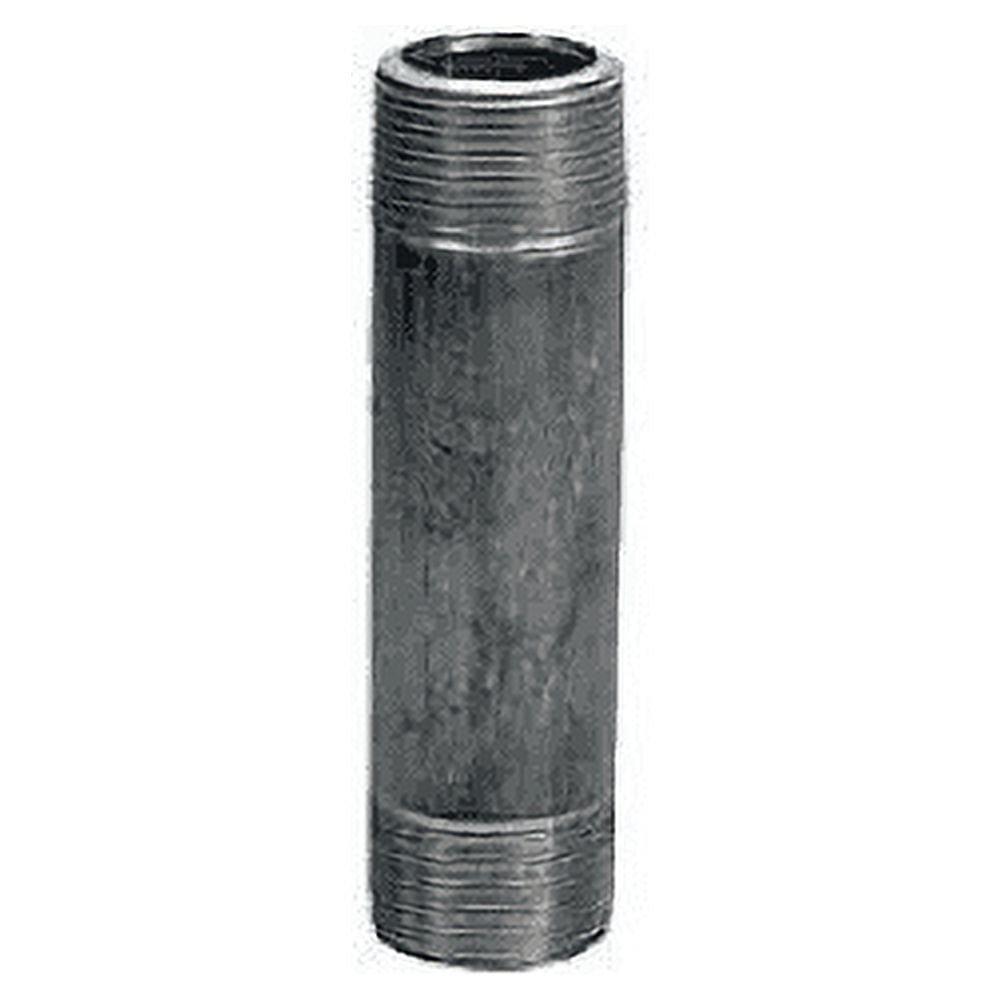 Anvil Beck 1 in. MPT Black Steel 5 in. L Nipple