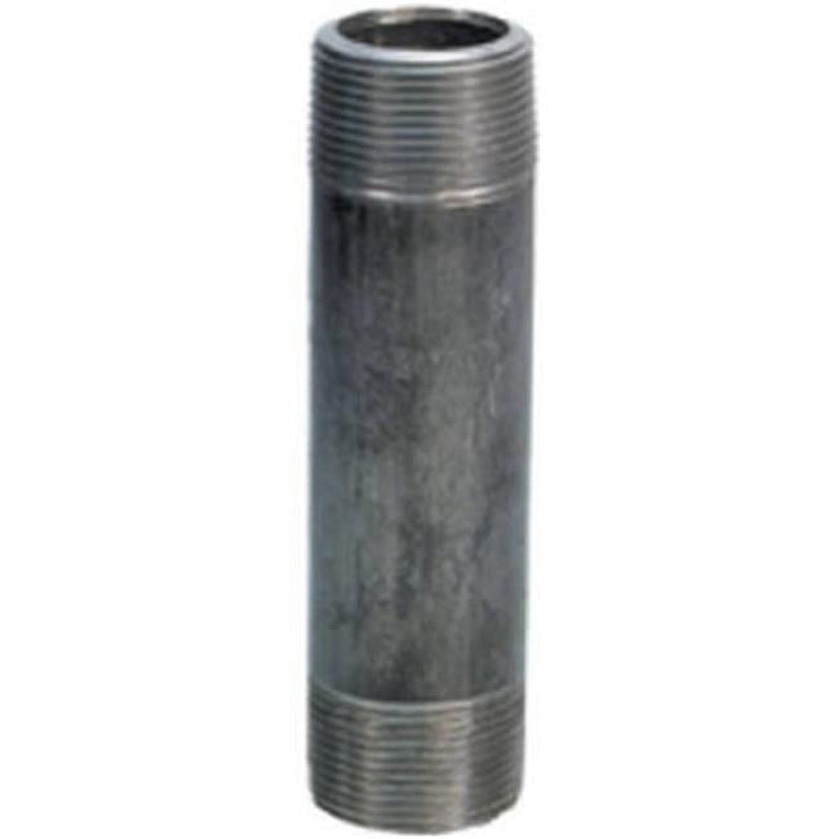 Anvil Beck 1 in. MPT Black Steel 6 in. L Nipple