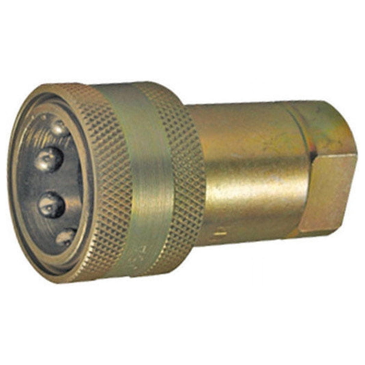Apache Steel 1/2 in. D X 7/8 in. D Hydraulic Coupler 1 pk