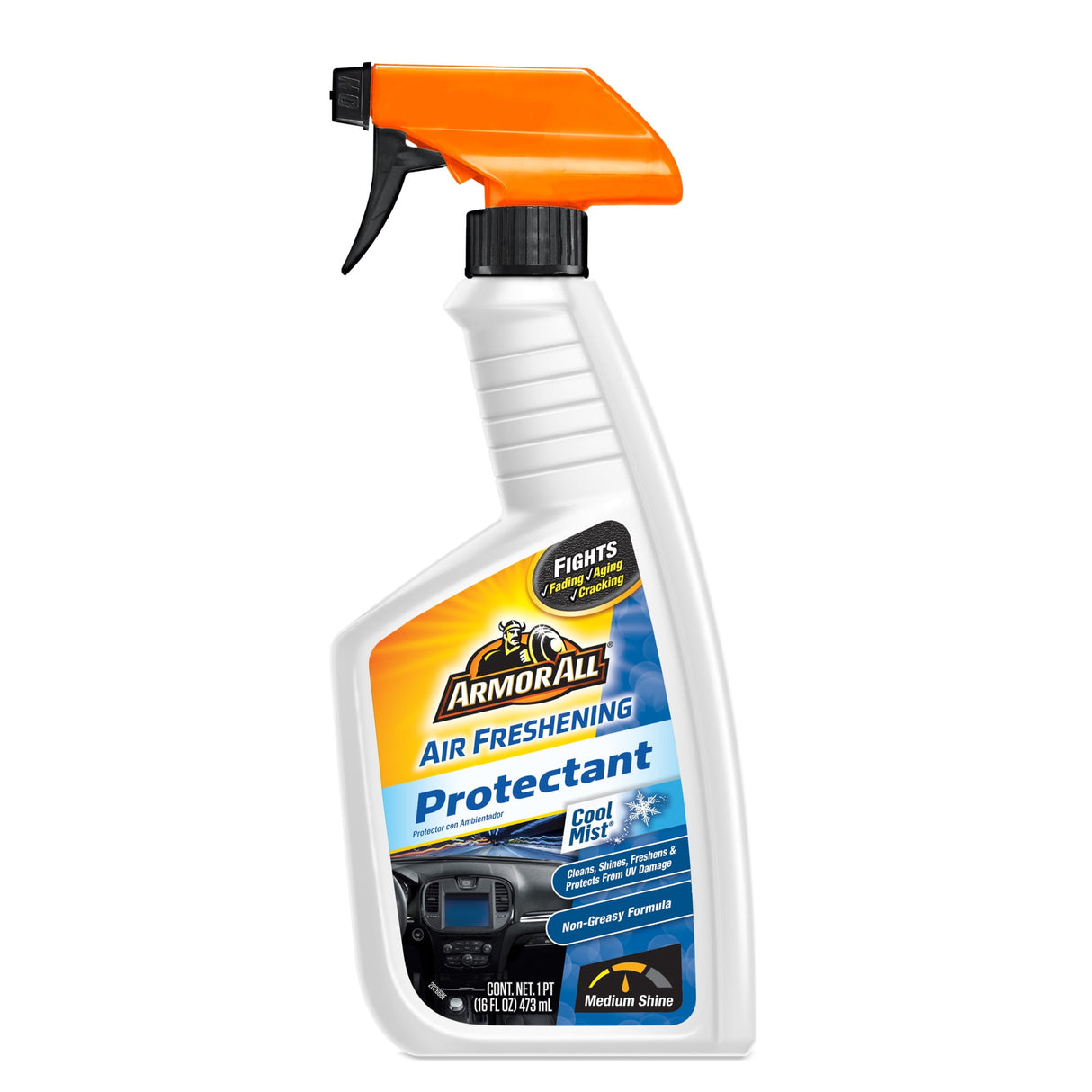 Armor All Plastic/Rubber/Vinyl Air Freshening Protectant Spray Cool Mist Scent 16 oz