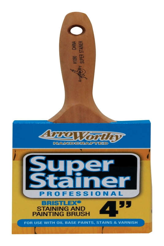ArroWorthy Super Stainer 4 in. Chiseled Stain Brush