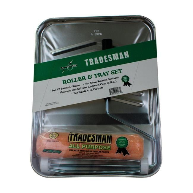 ArroWorthy Tradesman Metal 9 in. W X 9 in. L 1 gal Disposable Paint Tray Kit