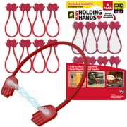 As Seen On TV Ruby Holding Hands Reusable Magnet Ties Silicone 8 pk