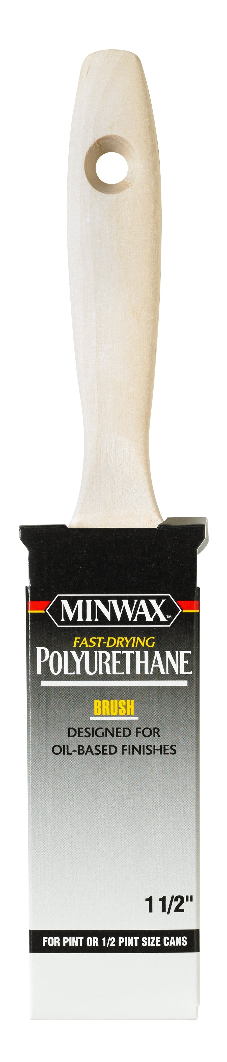 Minwax Polyurethane 1-1/2 in. Flat Varnish Brush