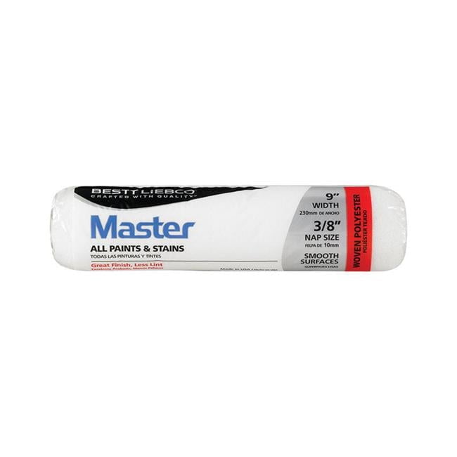 Bestt Liebco Master Woven Polyester 9 in. W X 3/8 in. Paint Roller Cover 1 pk