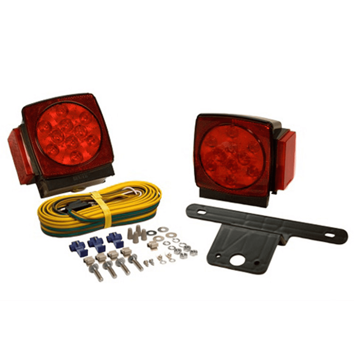 Hopkins Red Square Stop/Tail/Turn LED Light Kit