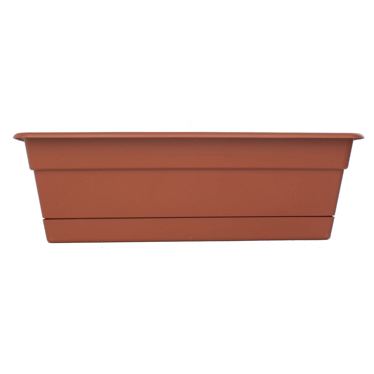 Bloem 5.75 in. H X 18 in. W X 7.5 in. D Plastic Window Box Terracotta