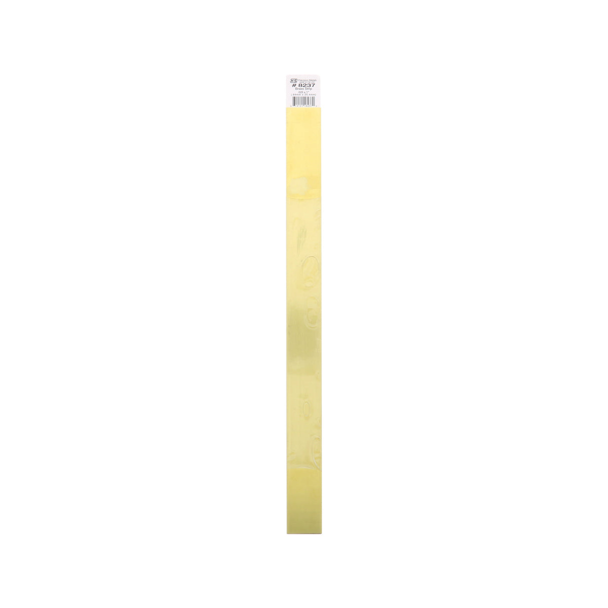 K&S 0.03 in. X 1 in. W X 12 in. L Galvanized Brass Plain Metal Strip