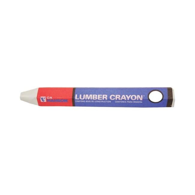 C.H. Hanson 4.5 in. L Lumber Crayon White 1 pc