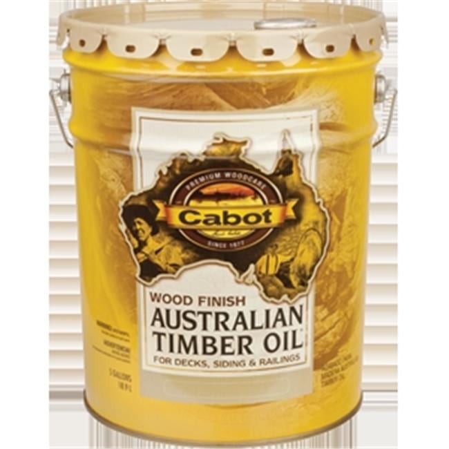 Cabot Australian Timber Oil Low VOC Transparent Natural Oil-Based Australian Timber Oil 5 gal