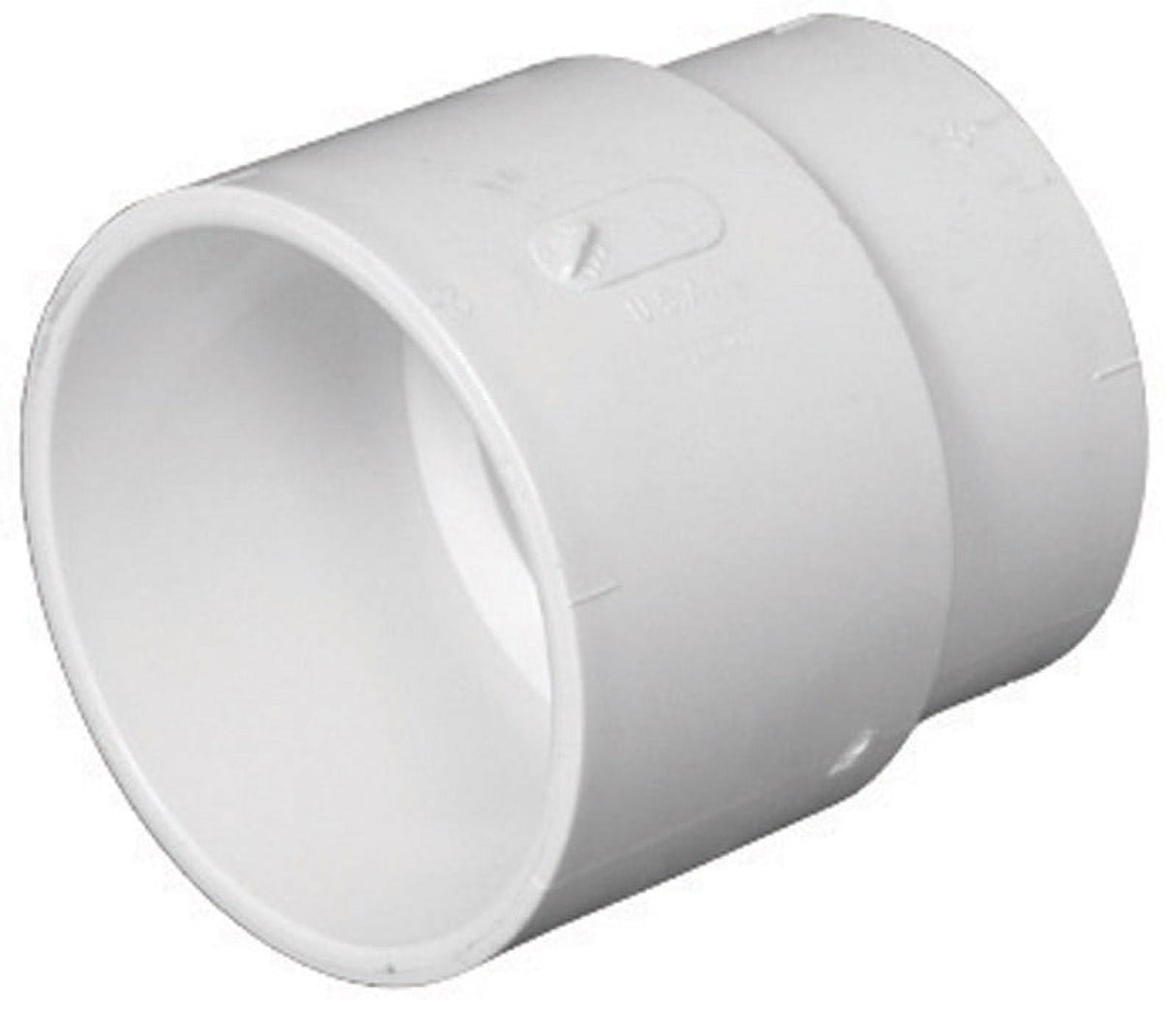Charlotte Pipe 4 in. Hub X 4 in. D Hub PVC Pipe Adapter 1 pk
