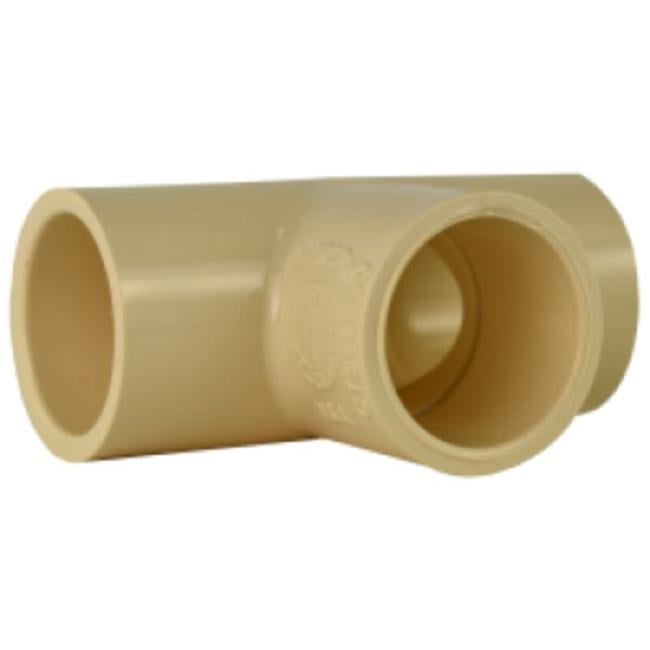 Charlotte Pipe FlowGuard 3/4 in. Slip X 3/4 in. D Slip CPVC Tee 10 pk