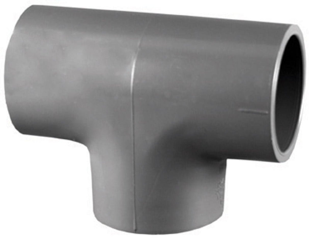 Charlotte Pipe Schedule 80 1/2 in. Slip X 1/2 in. D Slip PVC Tee 1 pk