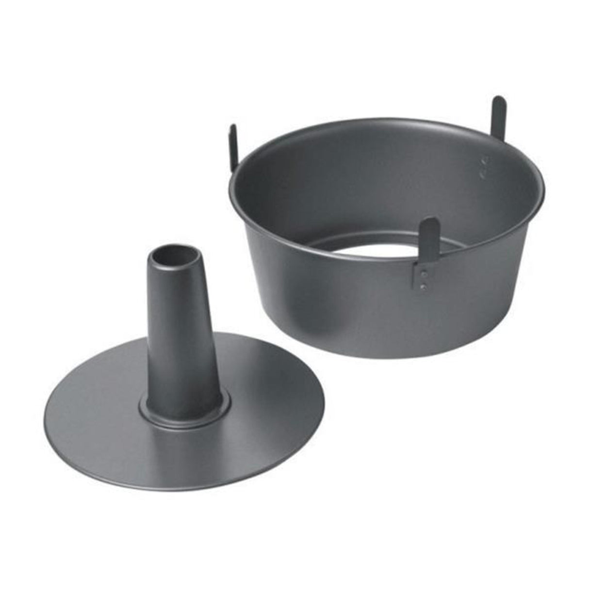Chicago Metallic 9-1/2 in. W X 9.5 in. L Angel Food Cake Pan Gray