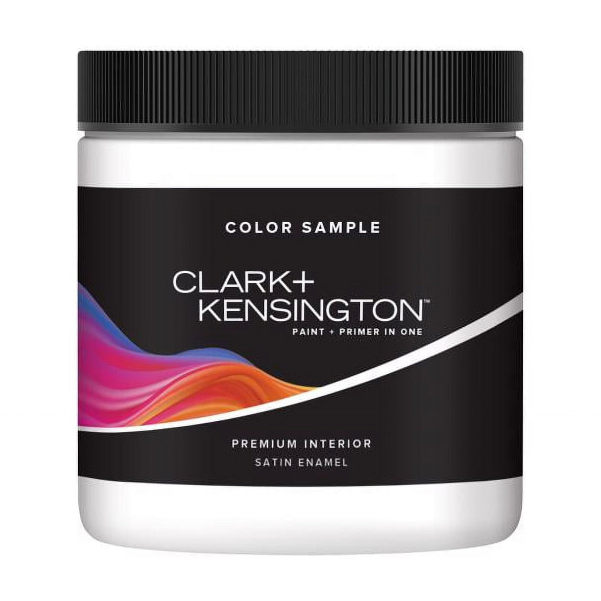 Clark+Kensington Ultra White Water-Based Paint Sample 8 oz