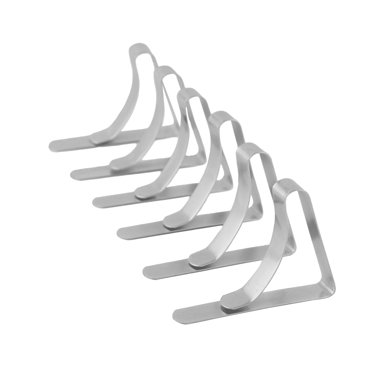 Coghlan's Silver Steel Tablecloth Clamps 6 pk