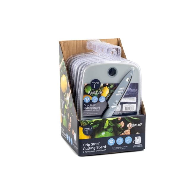 Core Kitchen Grip Strip 13.43 in. L X 6.34 in. W Polypropylene Cutting Board Set