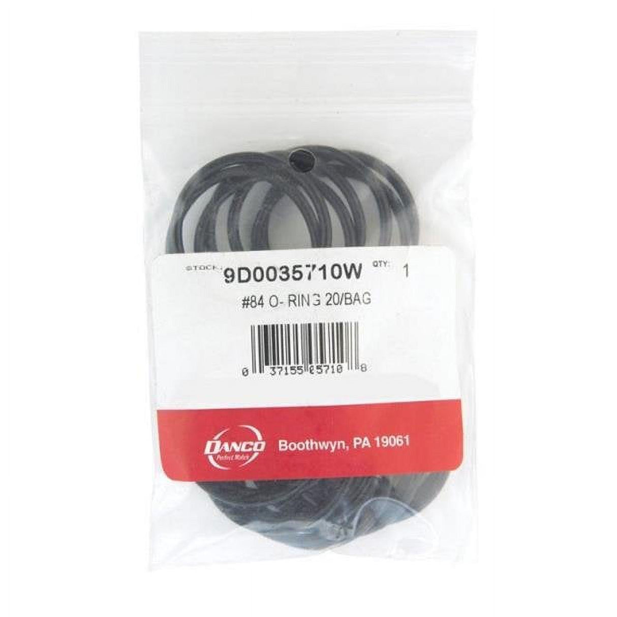 Danco 1-7/16 in. D X 1-1/4 in. D Rubber O-Ring 20 pk