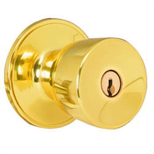 Schlage Byron Bright Brass Entry Knob 1-3/4 in.
