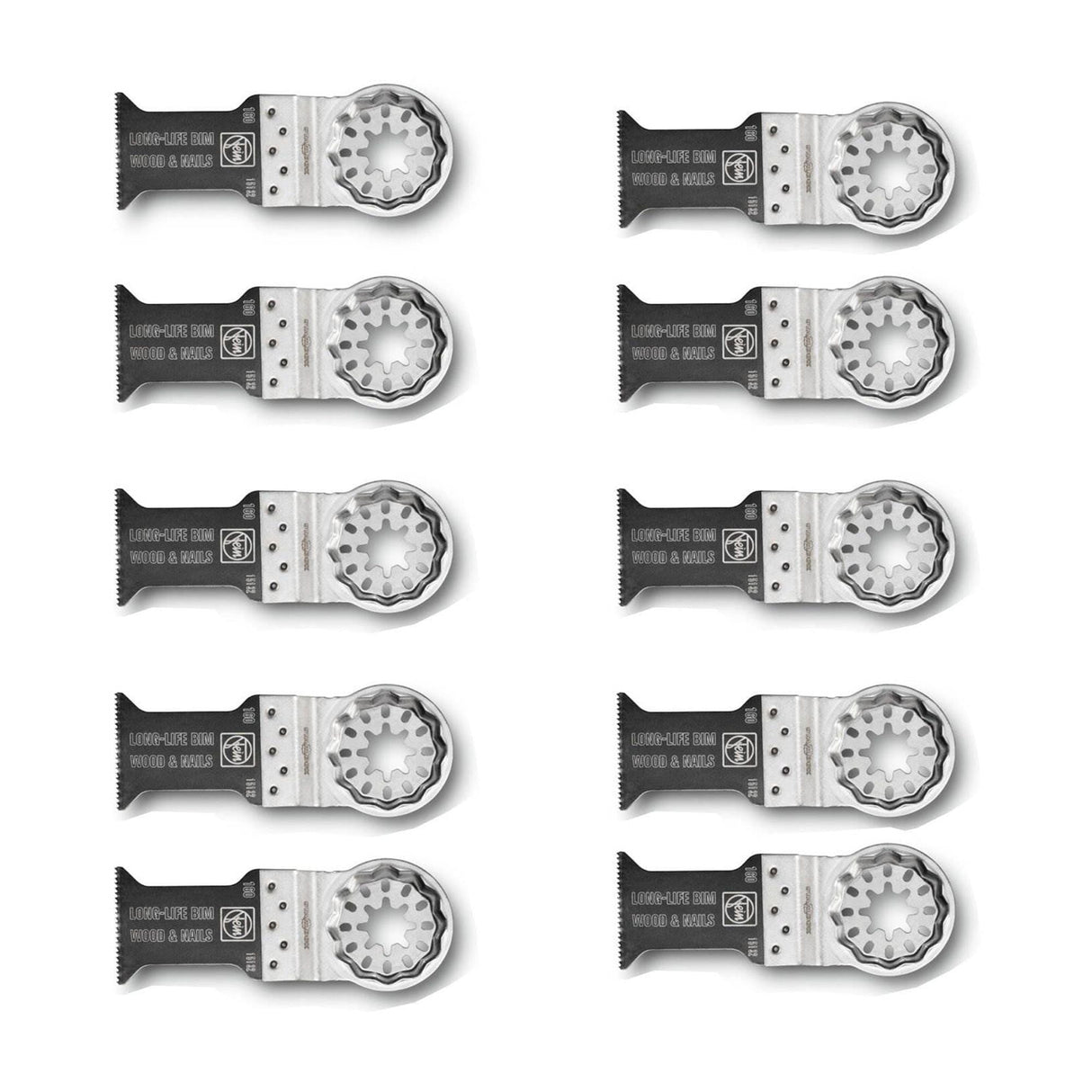 Fein Starlock 1-3/8 in. X 2 in. L Bi-Metal Saw Blade Set 10 pk