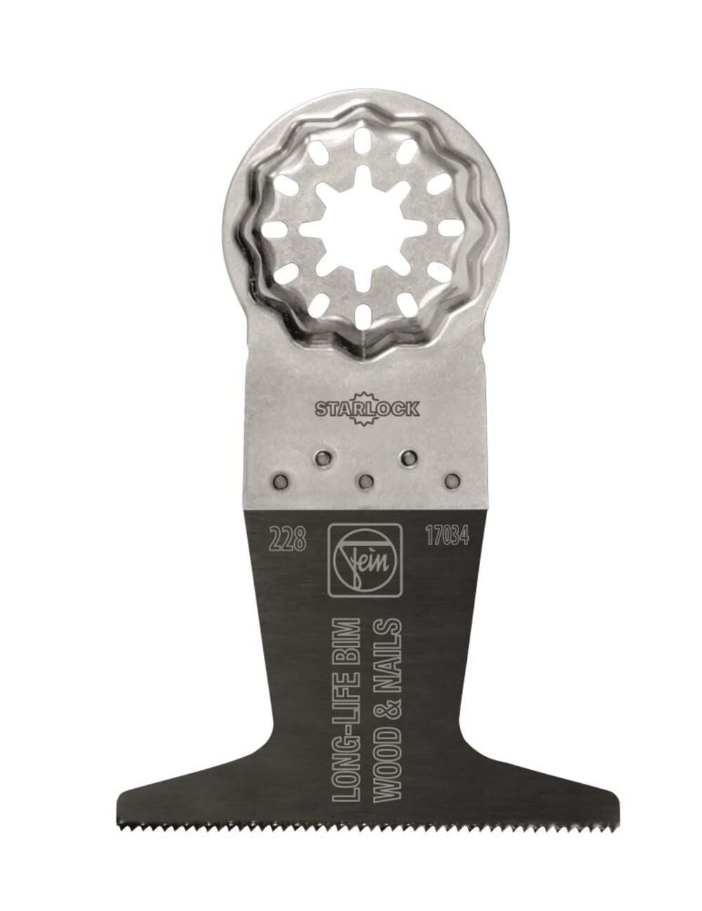 Fein Star Lock 2 in. L X 2.5 in. W Bi-Metal E-Cut Long-Life Saw Blade 1 each