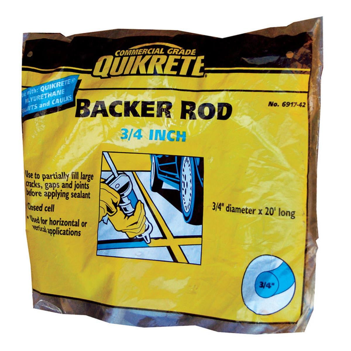 Quikrete Gray Foam Joint Barrier Foam 3/4" x 20 ft.