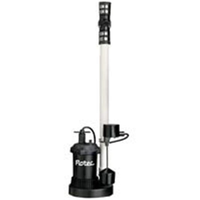 Flotec Easy Sump 1/2 HP 4200 gph Zinc Vertical Float Switch AC Submersible Sump Pump
