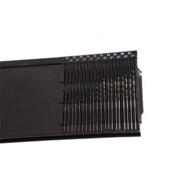 Forney High Speed Steel Mini Drill Bit Set Round Shank 20 pc