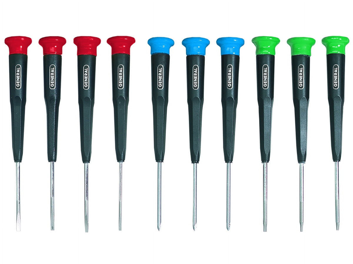 General Multi-Bit Screwdriver Set 10 pc