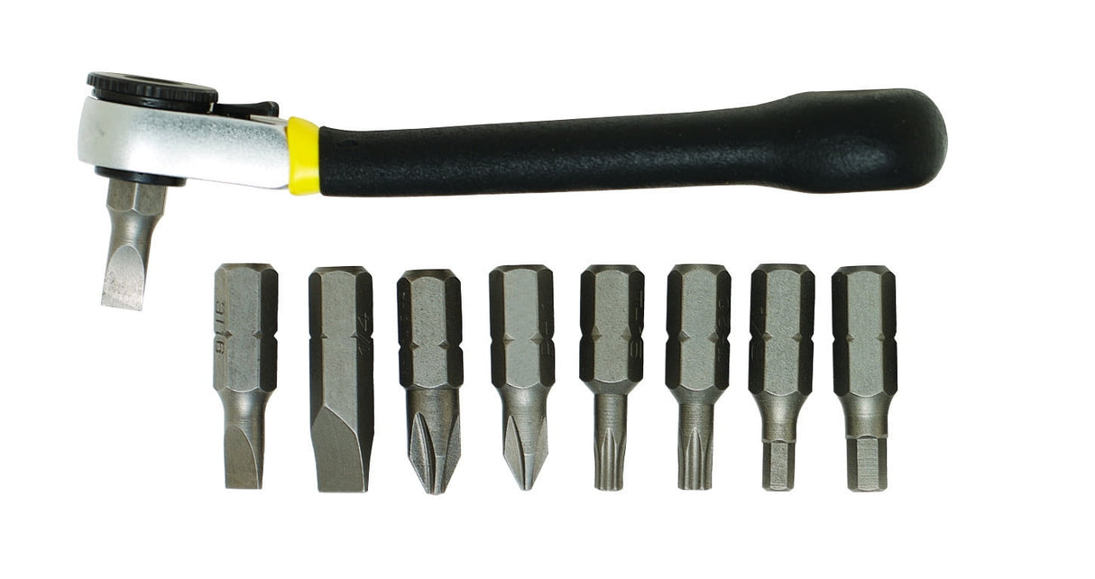 General Multi-Bit Screwdriver Set 9 pc
